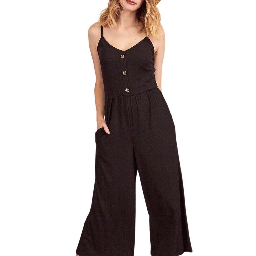 Black Jumpsuit Romper